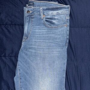 Aeropostale Blue Slim Jeans with Faded Casual Look